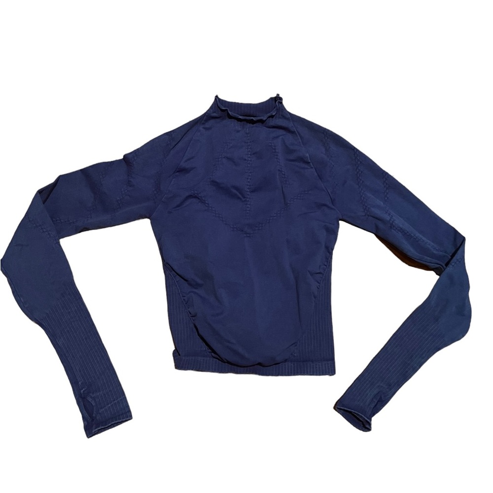 NWOT Free People Movement Good Karma Hi Neck Layer Top M/L COLOR NOT AVAILABLE - Picture 4 of 4